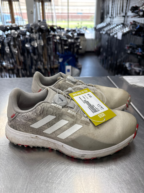 Vist Large View of Product Image Which is Used Adidas BOA Mens Golf Shoes Grey Senior 8 10558-S000238872
