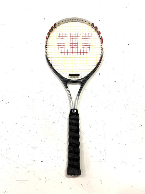 Vist Large View of Product Image Which is Used Wilson IMPACT Adult Tennis Racquet Grey 4 1/2" 11860-S000294421