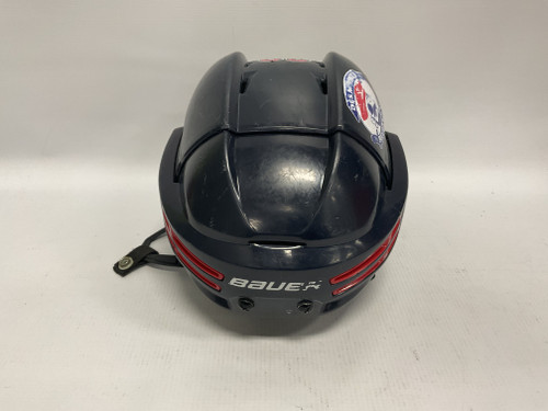 Vist Large View of Product Image Which is Used Bauer REAKT 75S Hockey Helmet Only Navy Blue SM