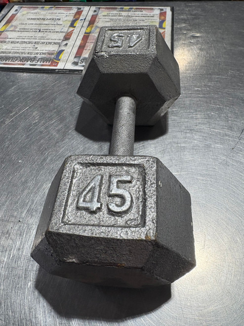 Used Hex Dumbbell (Each) 45 lb 11731-S000143665