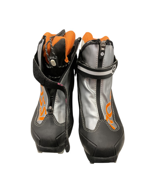 Vist Large View of Product Image Which is Used Rossignol COMP J NNN SZ 38 Boys NNN XC Ski Boots Black W 06.5-07 / JR 4.5-05 11814-S000375858