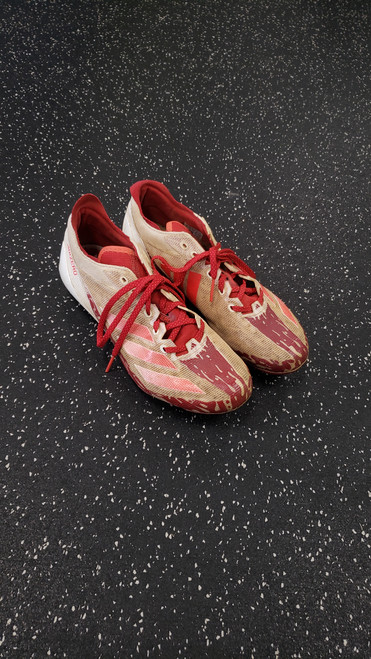 Vist Large View of Product Image Which is Used Adidas ADIZERO BB/SB Cleats Red Senior 8
