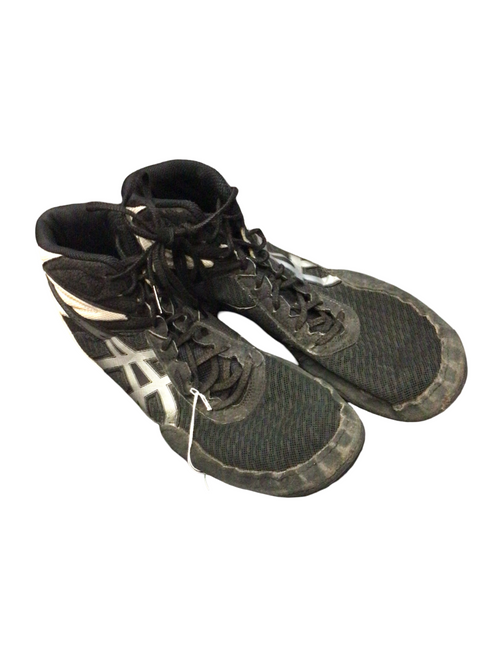 Vist Large View of Product Image Which is Used Asics Wrestling Shoes Black Senior 11.5