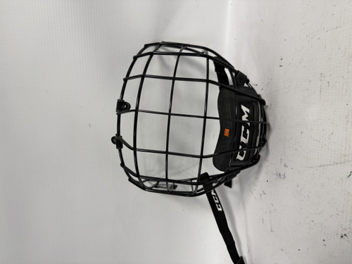 Vist Large View of Product Image Which is Used CCM Hockey Wire Mask Black SM