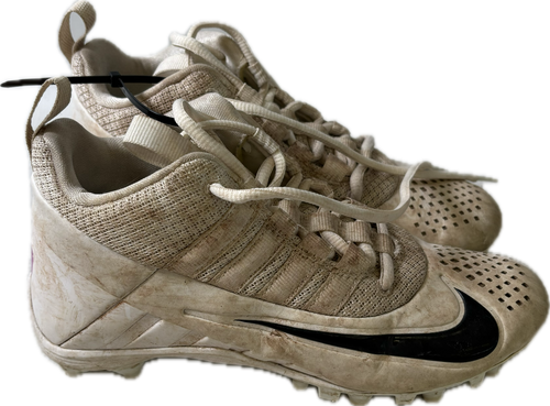 Vist Large View of Product Image Which is Used Nike LAX Cleats Boys White Junior 03.5