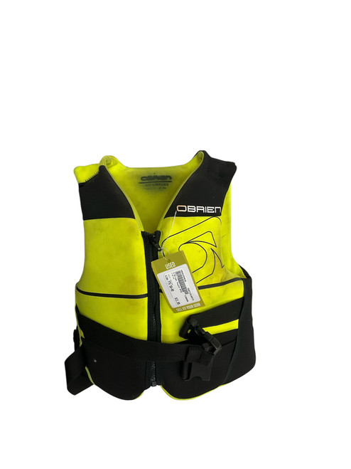Used O'Brien Youth PFD Yellow Youth 50-90 10874-S000255438