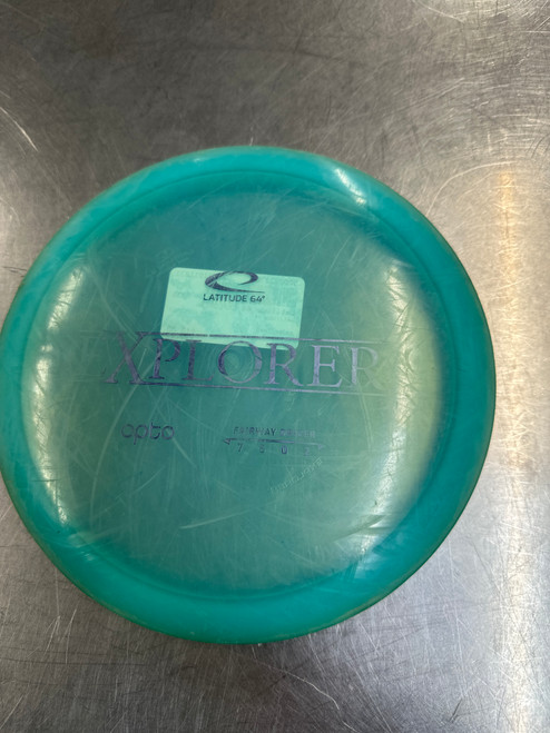 Used Latitude 64 EXPLORER Disc Golf Driver Teal 11831-S000028797