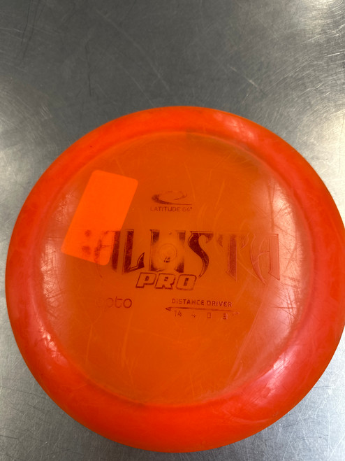 Used Latitude 64 BALLISTA PRO Disc Golf Driver Orange 11831-S000028801
