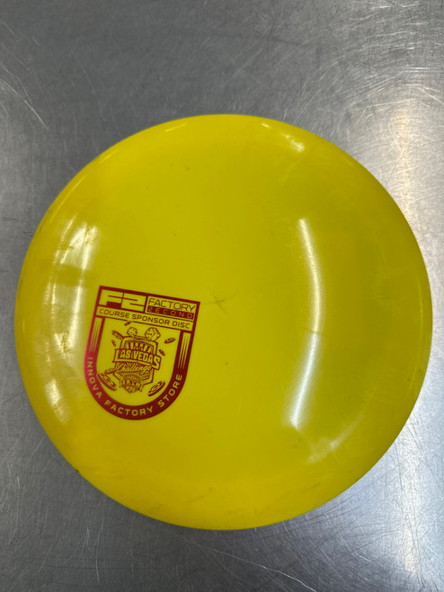 Used Innova F2 FACTORY SECOND Disc Golf Driver Yellow 11831-S000028804