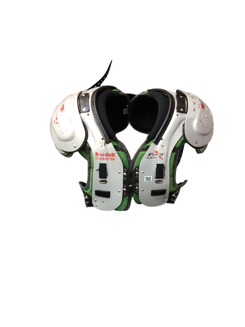 Vist Large View of Product Image Which is Used Riddell POWER CPX FB Shoulder Pads Grey LG 11799-S000195958