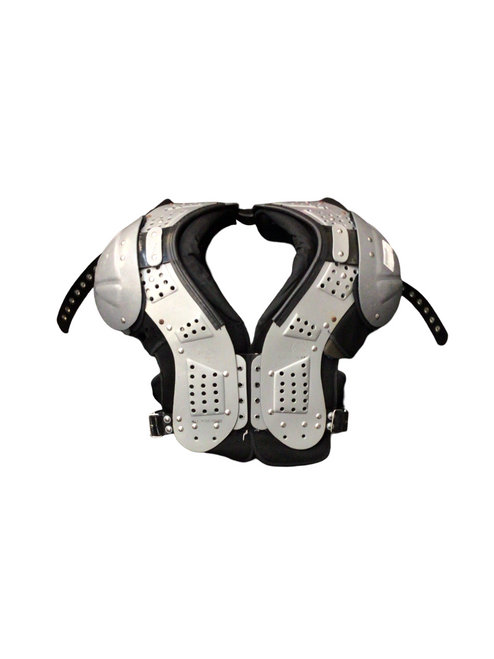 Used Schutt XV FLEX FB Shoulder Pads Grey LG 11799-S000195970