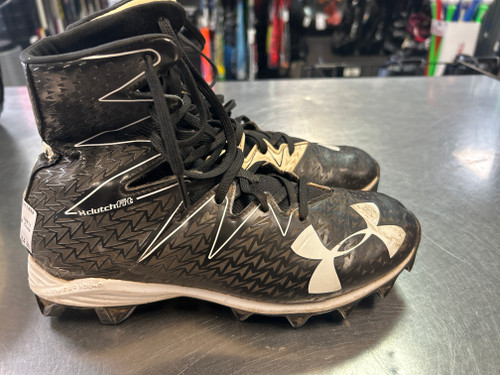 Used Under Armour Adult FB Cleats Black Senior 7 11868-S000064048