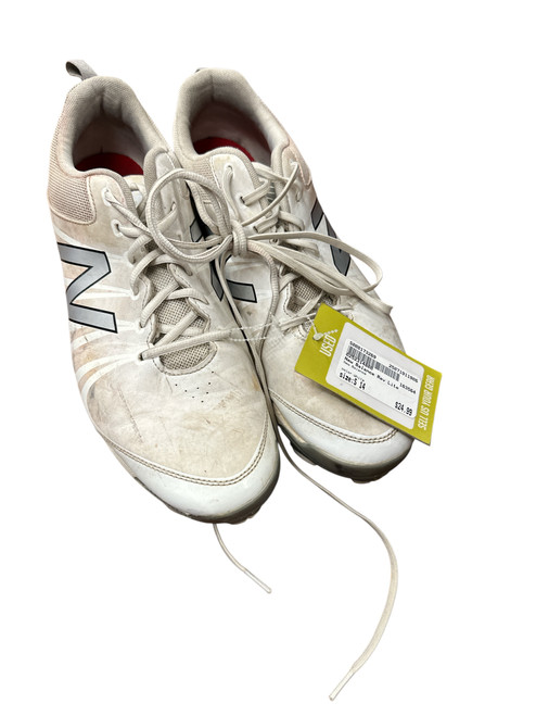Vist Large View of Product Image Which is Used New Balance Adult FB Cleats White Senior 14 11906-S000173269