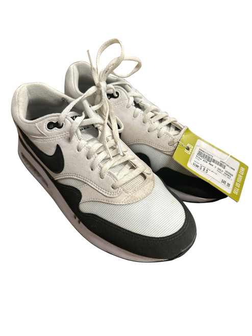 Vist Large View of Product Image Which is Used Nike AIR MAX 1 Mens Golf Shoes Black And White Senior 9.5 11906-S000173273