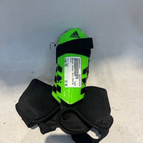 Vist Large View of Product Image Which is Used Adidas Soccer Shin Guards Youth Green XXS