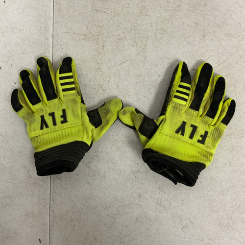 Vist Large View of Product Image Which is Used FLY RACING Junior Gloves Yellow 6" 11762-S000066335