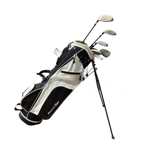 Used Powerbilt PRO POWER Mens Package Set RH Black 9 Piece 11815-S000483792