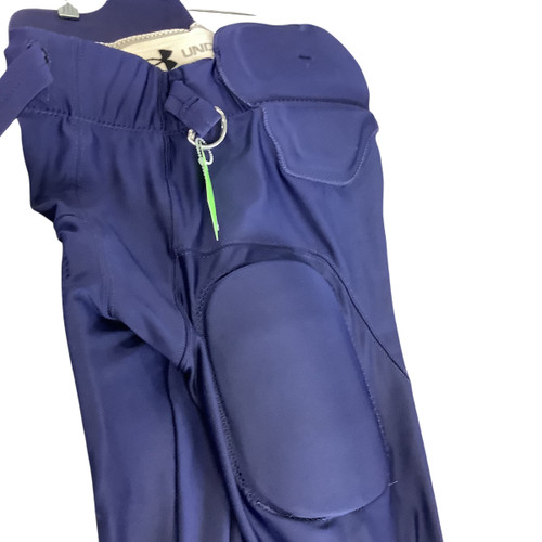 Vist Large View of Product Image Which is Used Under Armour Adult FB Integrated Pants Navy Blue MD 11479-S000398973