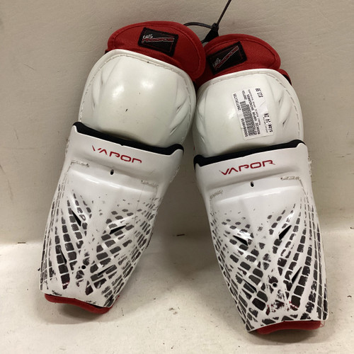 Vist Large View of Product Image Which is Used ROOKIE VAPOR SHINGUARDS Junior Shin Guards White 14" 11725-S000489038
