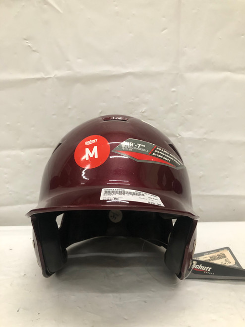 Vist Large View of Product Image Which is Used Schutt AIR - 7 Batting Helmet No Mask Maroon MD
