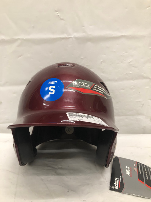 Vist Large View of Product Image Which is Used Schutt AIR - 7 Batting Helmet No Mask Maroon SM