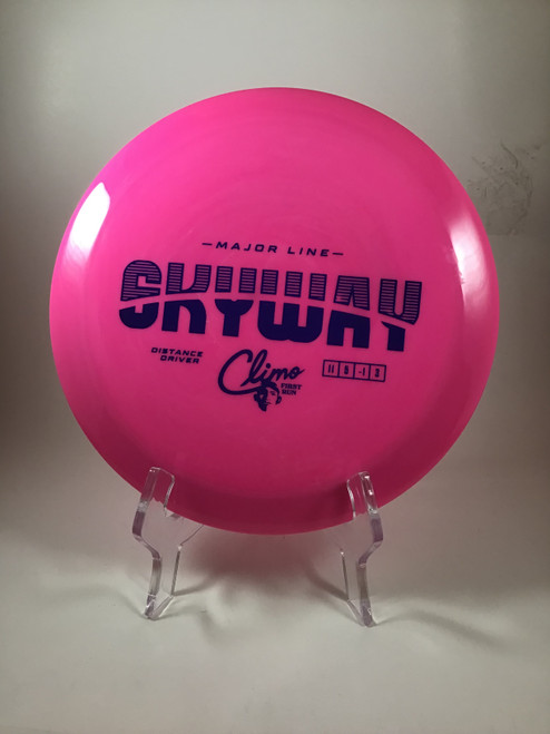 Vist Large View of Product Image Which is Used CLIMO DISC GOLF SKYWAY Disc Golf Driver Pink 163g 10105-S000286923
