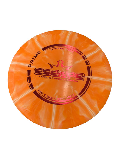Used Dynamic Discs PRIME ESCAPE Disc Golf Driver Orange 11906-S000173288