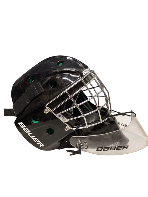 Used Bauer NME4 Inter Goalie Helmet/Mask Black S/M 11816-S000272048
