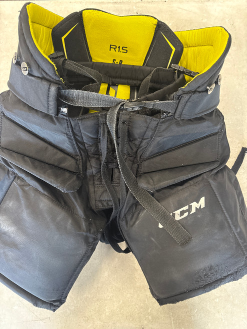 Used CCM PREMIER Junior Goalie Pant Black SM 11858-S000077326
