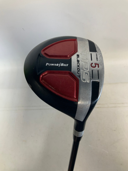 Vist Large View of Product Image Which is Used Powerbilt TPS BLACKOUT Mens Fairway Wood RH 5 Wood 11823-S000032910