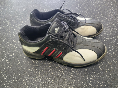 Used Adidas Mens Golf Shoes White Senior 6.5 11849-S000029726