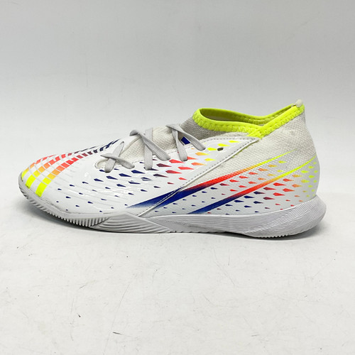 Vist Large View of Product Image Which is Used Adidas PREDATOR EDGE 3 Soccer Indoor Shoes White Junior 02.5 11805-S000064399