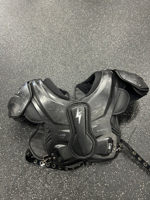 Used Xenith VELOCITY 2 ADULT FB Shoulder Pads Black LG 11726-S000283726