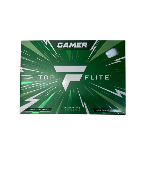 Vist Large View of Product Image Which is Used Top Flite GAMER 12 Pack - Golf Balls White