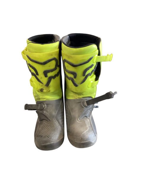 Used Fox COMP Y Junior Boots Yellow Junior 06 11845-S000031034