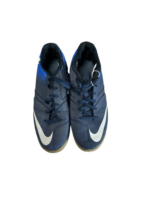 Vist Large View of Product Image Which is Used Nike Soccer Indoor Shoes Navy Blue Senior 8.5 11833-S000164722