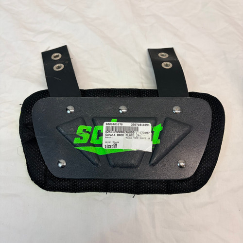 Vist Large View of Product Image Which is Used Schutt BACK PLATE JR FB Shoulder Pads Black SM