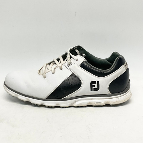 Vist Large View of Product Image Which is Used Foot Joy PRO SL Mens Golf Shoes White Senior 8.5 11805-S000064415