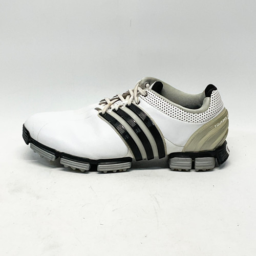 Vist Large View of Product Image Which is Used Adidas TOUR 360 Mens Golf Shoes White Senior 9 11805-S000064416