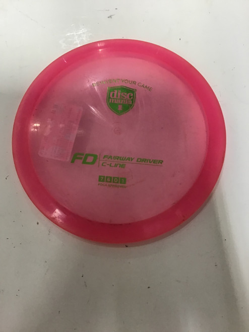 Used Discmania C LINE FD Disc Golf Driver Pink 174g 10242-S000271481