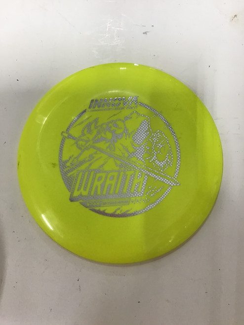 Used Innova STAR WRAITH Disc Golf Driver Yellow 176g 10242-S000271484