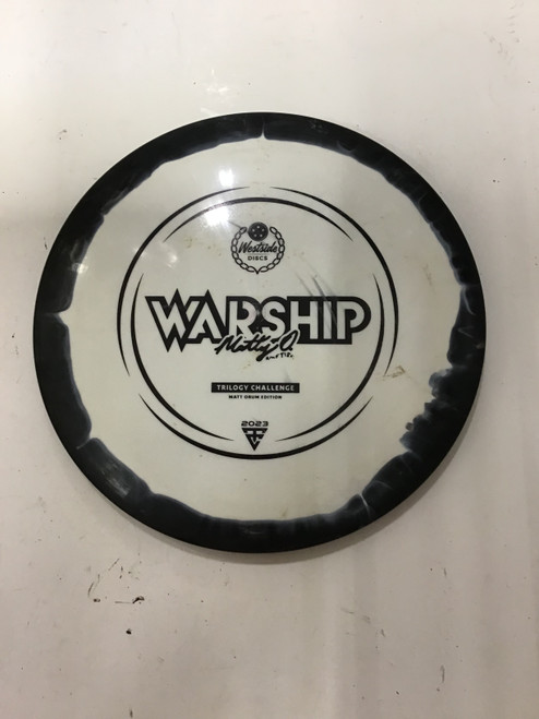 Used Westside WARSHIP Disc Golf Mid Range White 179g 10242-S000271493