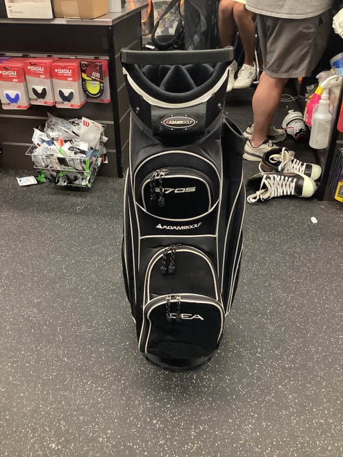 Used Adams Golf 14 WAY Mens Cart Bag Black 11162-S000432386