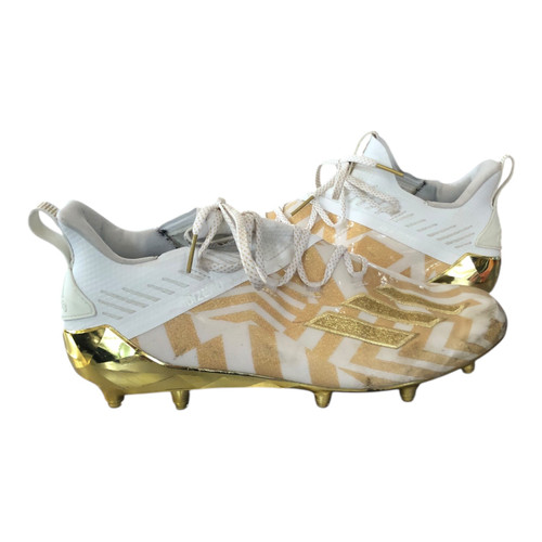 Used Adidas Adult FB Cleats Gold Senior 12 11820-S000043678