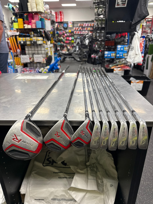 Used Wilson TOUR X Mens Complete Set RH 9 Piece 10558-S000238942