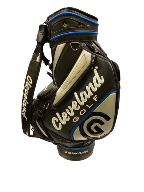 Used Cleveland LARGE STAND BAG BLACK AND BLUE Mens Stand Bag Black 11884-S000049076