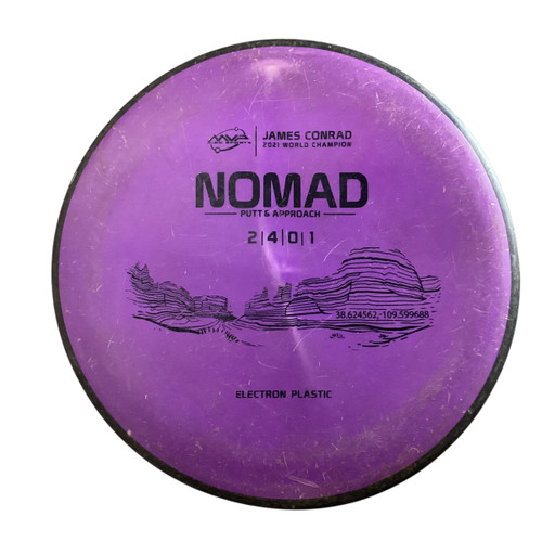 Used MVP NOMAD Disc Golf Putter Purple 11760-S000079029