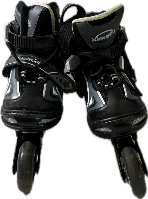 Vist Large View of Product Image Which is Used Mach 1 Roller Hockey Skates Black Youth 08.0