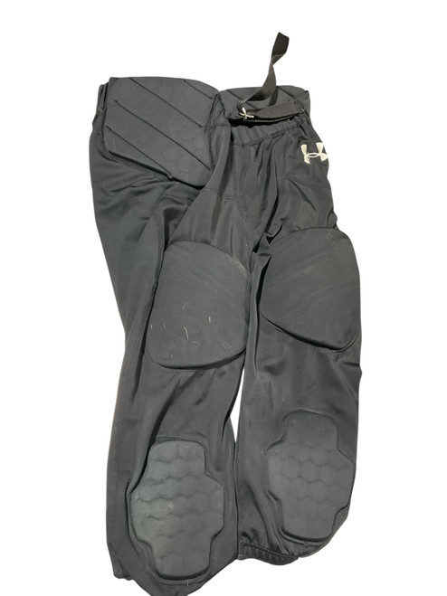 Used Under Armour Youth FB Integrated Pants Black LG 11834-S000037821