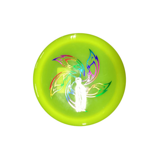Used Discmania PARADIGM Disc Golf Driver Neon Green 175g 11479-S000399035